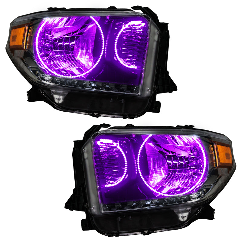 Oracle 14-17 Toyota Tundra SMD HL - Dual Halo Kit - ColorSHIFT w/ Simple Controller