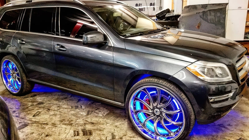 Oracle LED Illuminated Wheel Rings - Double LED - Blue