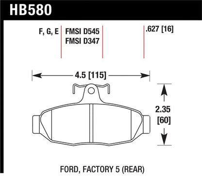 Hawk HPS Street Brake Pads