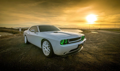Oracle Dodge Challenger 08-14 Halo Kit (ProjectorHL) - ColorSHIFT w/ BC1 Controller