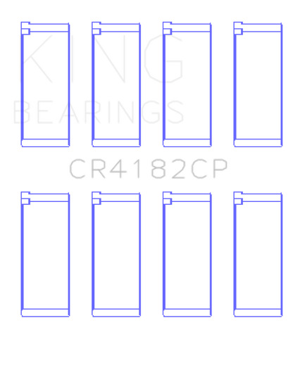 King Engine Bearings VW ABL / AEY / AGR / AHH / AHU 1.9L (Size 0.25) Rod Bearing Set