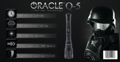 Oracle Q5 LED Flash Light - 6000K