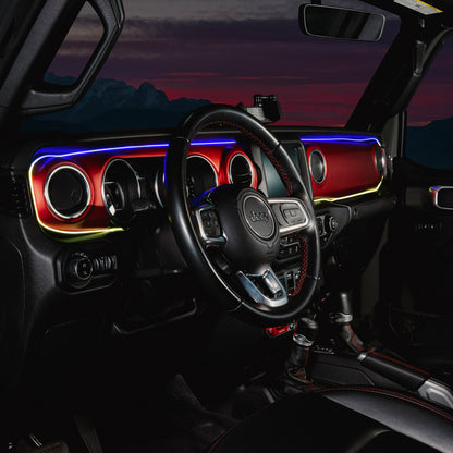 ORACLE Lighting Jeep Wrangler JL / Gladiator JT ColorSHIFT Fiber Optic LED Interior Kit