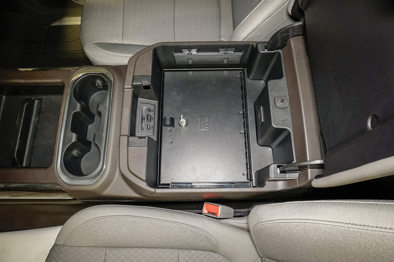 Tuffy Console Safe W/ Combo Lock For Chevrolet Silverado And Gmc Sierra W/ Flow Thru Console