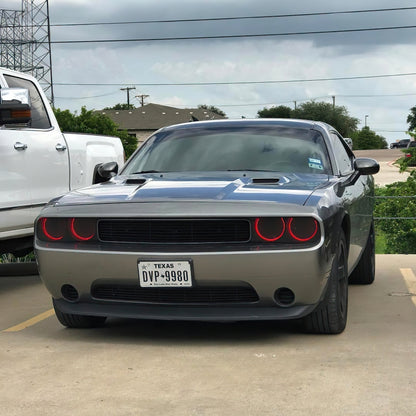 Oracle Dodge Challenger 08-14 Halo Kit (ProjectorHL) - ColorSHIFT w/o Controller