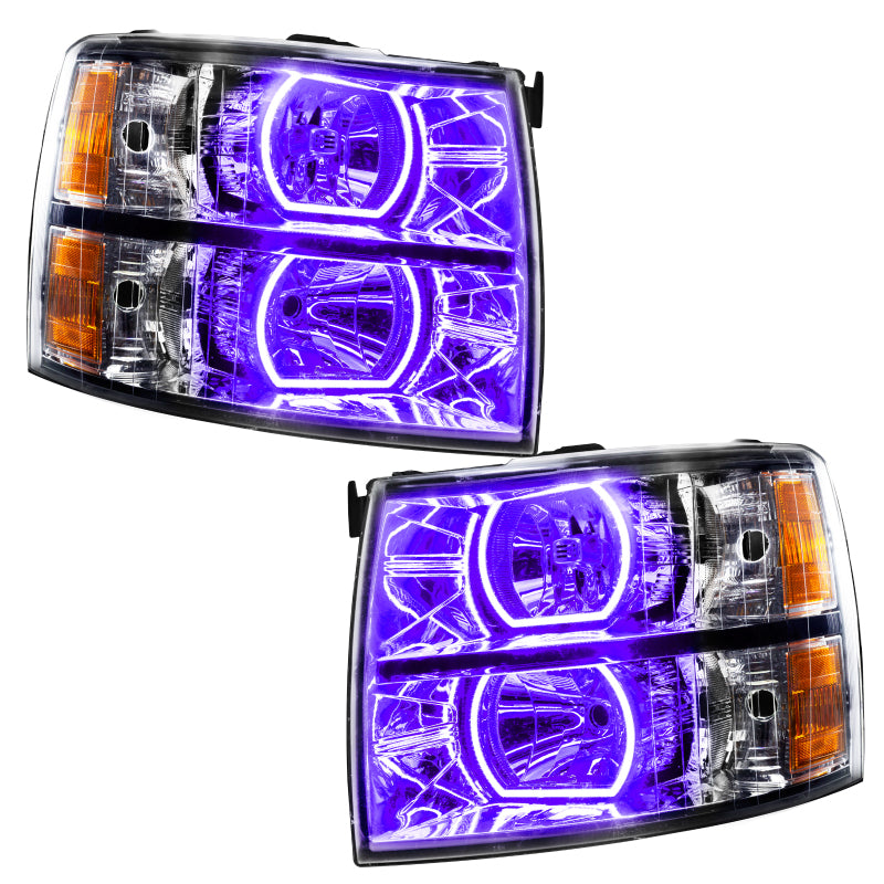 Oracle 07-13 Chevrolet Silverado SMD HL - Square Style - ColorSHIFT w/ 2.0 Controller