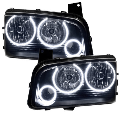 Oracle Dodge Charger 05-10 LED Triple Ring Halo Kit - White