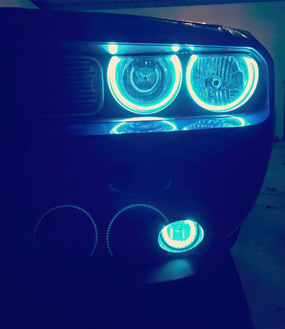 Oracle Dodge Challenger 08-14 Halo Kit (ProjectorHL) - ColorSHIFT w/o Controller