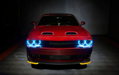Oracle Dodge Challenger 15-21 LED Waterproof Halo Kit - ColorSHIFT w/ 2.0 Controller