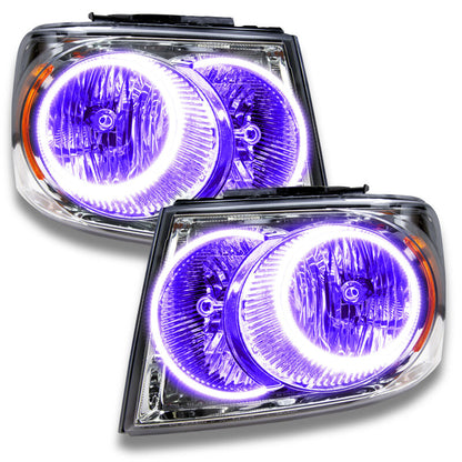 Oracle 07-09 Dodge Durango SMD HL - Chrome - ColorSHIFT w/ Simple Controller