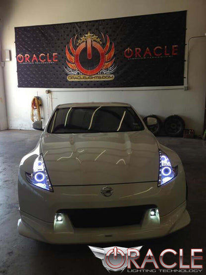 Oracle Nissan 370 Z 09-20 Dual Halo Kit - ColorSHIFT w/ BC1 Controller