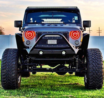 Oracle Jeep JK Hood Mounting Brackets SM/Light Combo