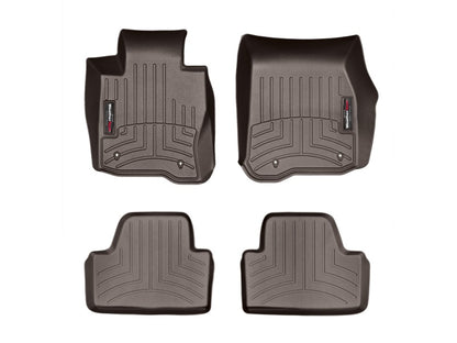 WeatherTech 2014+ BMW 4-Series Front & Rear FloorLiner - Cocoa