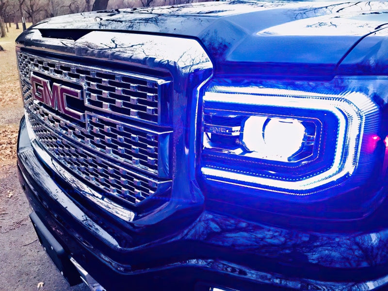 Oracle 16-18 GMC Sierra Headlight DRL Upgrade Kit - ColorSHIFT w/ Simple Controller