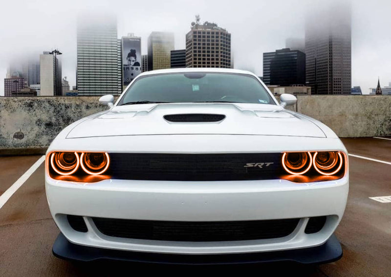 Oracle 15-23 Dodge Challenger Surface Mount Headlight Halo Kit - ColorSHIFT