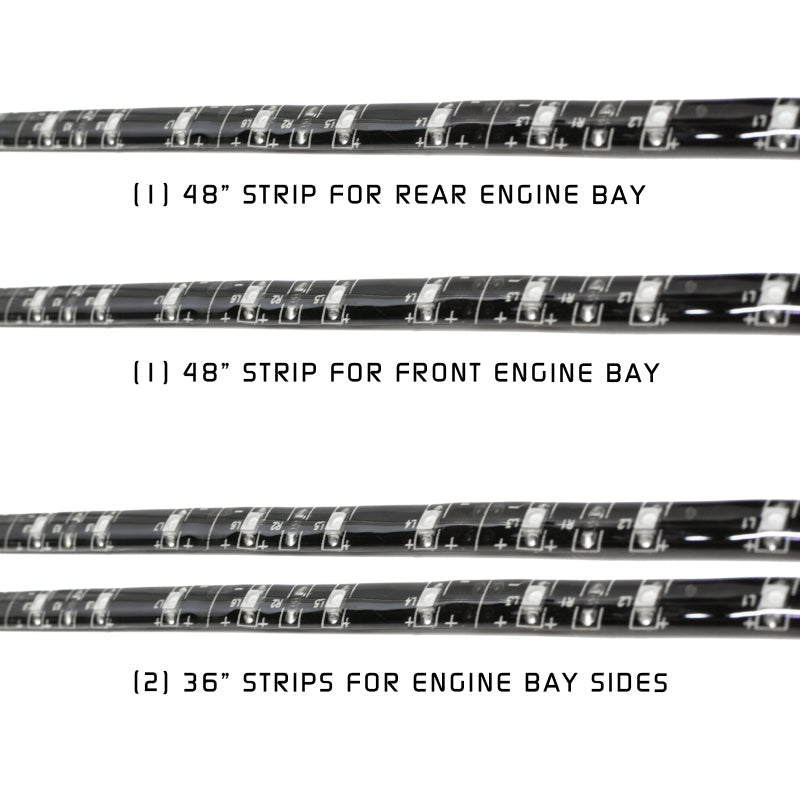 Oracle Engine Bay LED Kit 48in - White