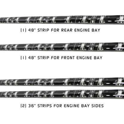 Oracle Engine Bay LED Kit 48in - Green