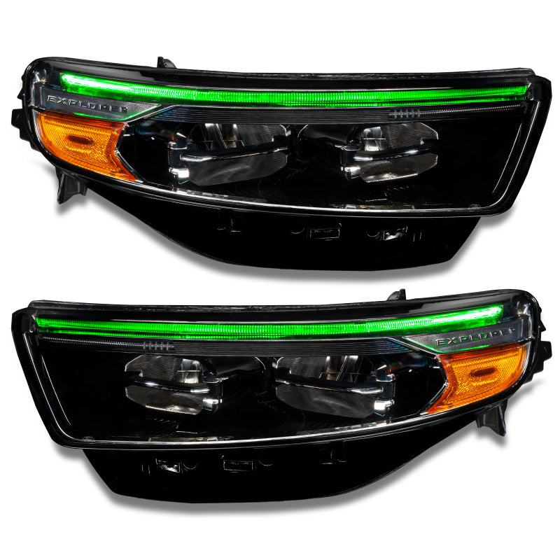 Oracle 20-22 Ford Explorer Dynamic RGB Headlight DRL Kit - ColorSHIFT - w/ RF Controller