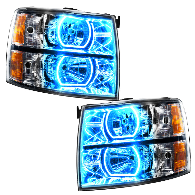 Oracle 07-13 Chevrolet Silverado SMD HL - Square Style - ColorSHIFT w/ Simple Controller