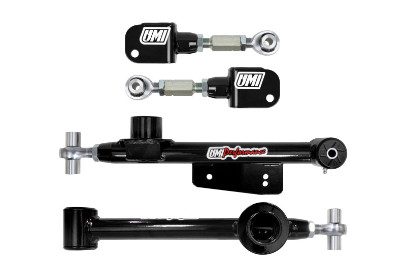 UMI Performance 79-98 Ford Mustang Upper & Lower Rear Control Arms Kit