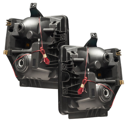 Oracle 08-10 Ford F250/350 Pre-Assembled Halo Headlights- Chrome Housing - w/o Controller