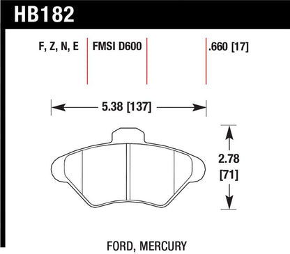 Hawk HP+ Street Brake Pads