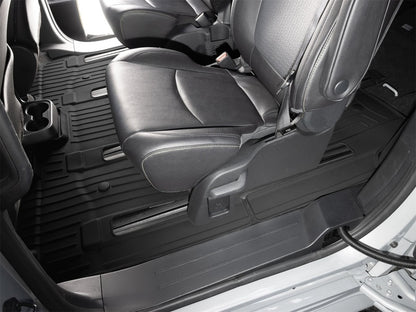 WeatherTech 21-26 Toyota Sienna 2nd Row Rear FloorLiner HP - Black