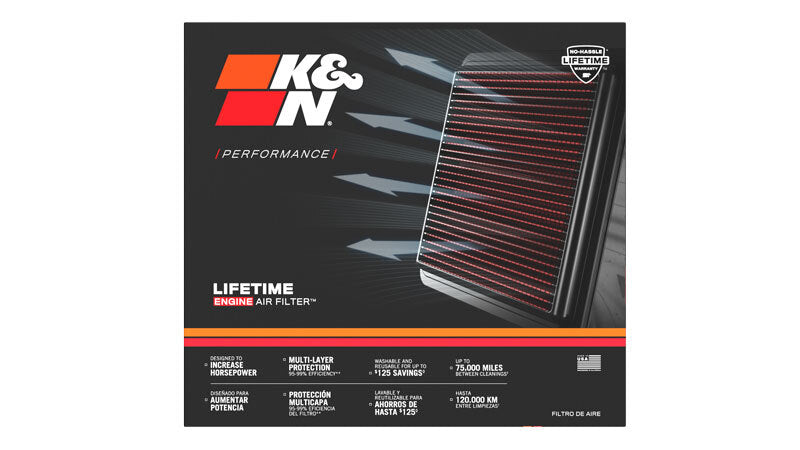 K&N Replacement Air Filter ISUZU RODEO RA 3.5L-V6; 2004