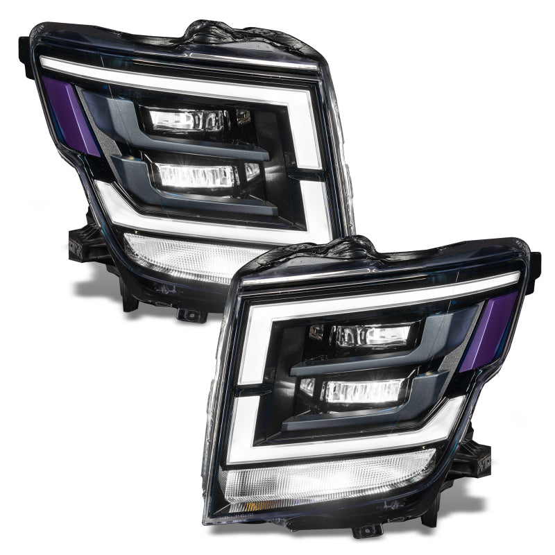Oracle 21-22 Nissan Titan Demon Eye RGB Headlight Upgrade Kit - ColorSHIFT w/o Controller