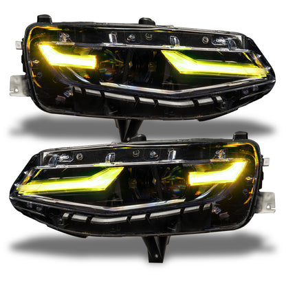 Oracle 19-21 Chevy Camaro LS/LT RGB+A Headlight DRL Kit - ColorSHIFT w/o Controller