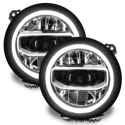 Oracle Jeep Wrangler JL/Gladiator JT RGB+W Headlight DRL Kit - ColorSHIFT w/o Controller