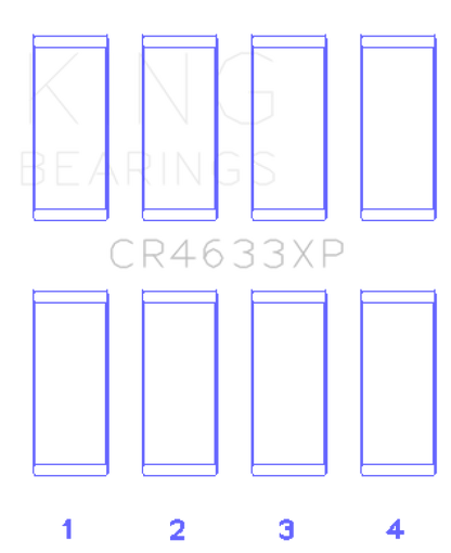King Engine Bearings Peugeot EP6DT/BMW N14B16C Rod Bearing Set - Size STD