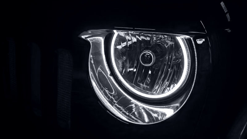 Oracle Jeep Wrangler JK 07-17 LED Waterproof Halo Kit - ColorSHIFT w/ BC1 Controller