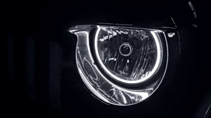 Oracle Jeep Wrangler JK 07-17 LED Waterproof Halo Kit - ColorSHIFT w/ BC1 Controller