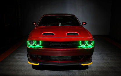 Oracle Dodge Challenger 15-21 LED Waterproof Halo Kit - ColorSHIFT