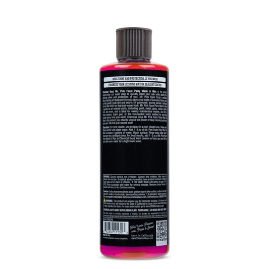 Chemical Guys Mr. Pink Foam Party Vehicle Wash Soap- 16oz