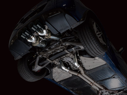 AWE Tuning C6 Chevrolet Corvette Z06/ZR1 Track Edition Axle-Back Exhaust w/ Diamond Black Tips