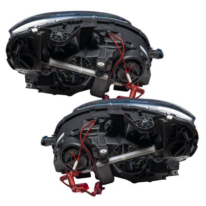 Oracle 0811 Mercedes Benz CClass PreAssembled Headlights Chrome Housing ColorSHIFT