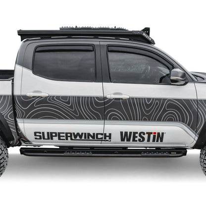 Westin 05-23 Toyota Tacoma Rock Slider - Textured Black