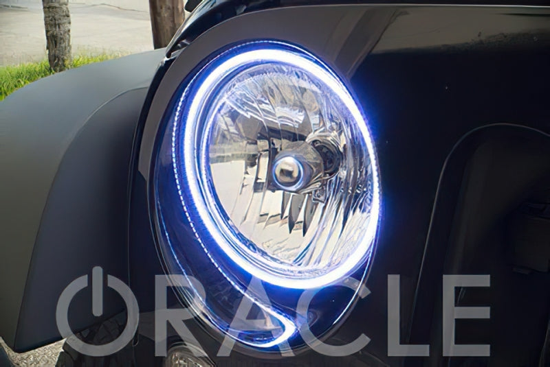 Oracle 7in Round Exterior Waterproof LED Halo Kit - ColorSHIFT w/o Controller