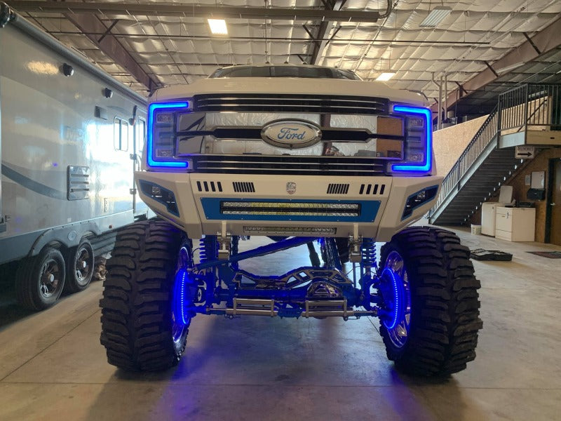 Oracle 17-19 Ford F-250/F-350 Superduty Headlight DRL Kit - ColorSHIFT w/o Controller