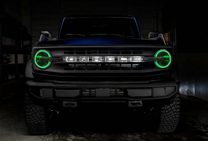 Oracle 2021 Ford Bronco DRL Upgrade w/ Halo Kit - ColorSHIFT w/ 2.0 Controller