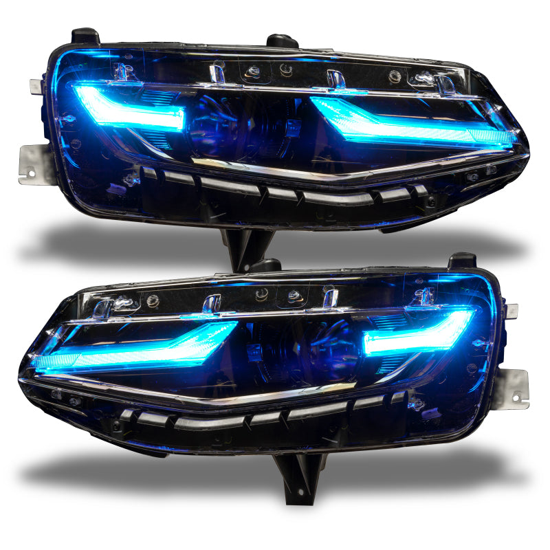 Oracle 19-21 Chevy Camaro LS/LT RGB+A Headlight DRL Kit - ColorSHIFT w/ 2.0 Controller