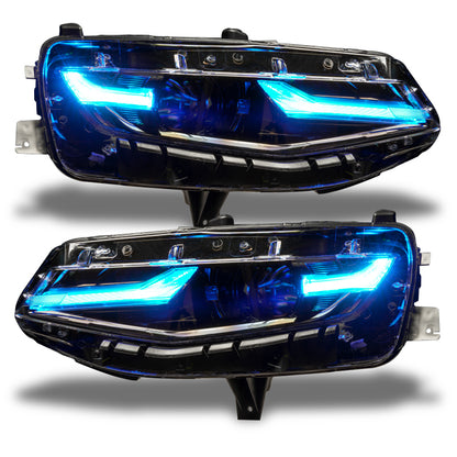 Oracle 19-21 Chevy Camaro LS/LT RGB+A Headlight DRL Kit - ColorSHIFT w/ 2.0 Controller