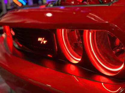 Oracle 0814 Dodge Challenger Dynamic Surface Mount Headlight/Fog Light Halo Kit COMBO