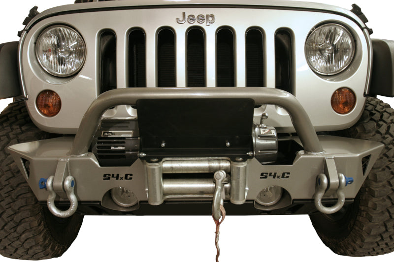 Tuffy Flip-up License Plate Holder For Winch Roller Fairlead 01Black