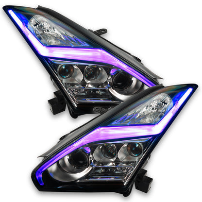 Oracle 15-21 Nissan GT-R Lightning Bolt Headlight DRL RGB+W w/ Simple Controller