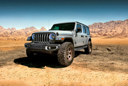 Oracle Jeep Wrangler JL/JT 7in. High Powered LED Headlights (Pair) - w/o Controller