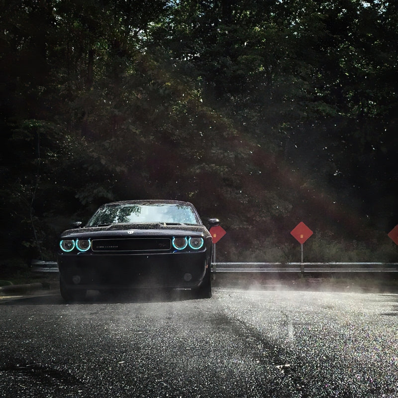 Oracle Dodge Challenger 08-14 Halo Kit (ProjectorHL) - ColorSHIFT w/ BC1 Controller