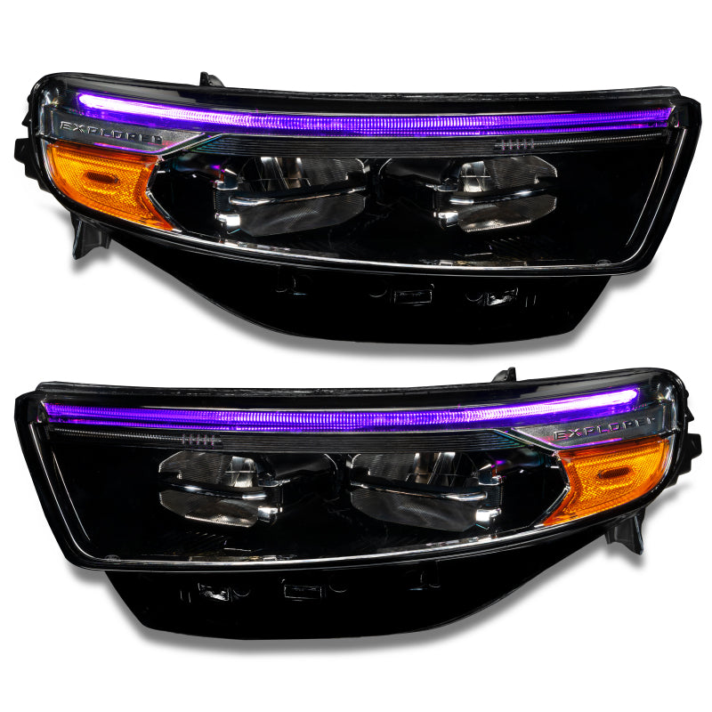 Oracle 20-22 Ford Explorer Dynamic RGB Headlight DRL Kit - - w/ Simple Controller
